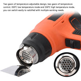 Cordless Handheld Hot Air Machine Lithium Rechargeable Heating Equipment Temperatures Adjustable Power Tool with 3 Nozzles