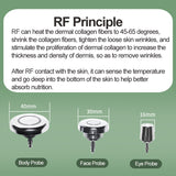 2022 Handhold Radio Frequency RF Facial Beauty Device Skin Care Homeuse Wrinkle Fine Line Removal Eyes Sagging Body lifting 3in1