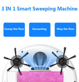 1800Pa Robot Vacuum Cleaner 3-In-1 Auto Rechargeable Smart Sweeping Robot Dry Wet Sweeping Vacuum Cleaner Smart Floor Cleaner