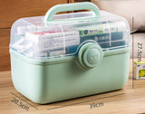 Box Storage Large Capacity Family Medicine Organizer Box Portable Multi Layer for Medicine Pill's Storage Family Emergency