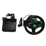 Racing Game Steering Wheel For  360 Ps2 For Ps3 Computer Usb Car Steering-Wheel 180 Degree Rotation Vibration With Pedals