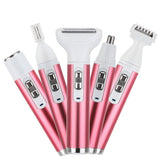 5 in 1 Women Shaver Painless Hair Removal Epilator Shaving Machine Face Beard Eyebrow Nose Trimmer Body Electric Razor
