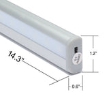 Under Cabinet LED Light Bar Ultra Slim Dimmable Cool-Touch Design USB Charging Interface Great for Kitchen Counter Lighting