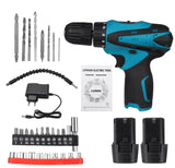 18V Impact Cordless Drill Power Tools Wireless Drills Rechargeable Drill Set for Electric Screwdriver Battery Driller Tool