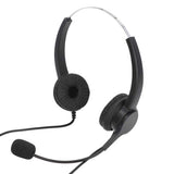 3.5mm Plug Wired Computer Headset Noise Reduction Ergonomic Call Center Headphone with Microphone for Computer