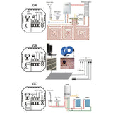 BHT-001 Graffiti Intelligent Temperature Controller Wifi-galw Controller Switch Panel For Home Market Industry