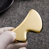 Pure Copper Guasha Board Facial Scraping Massage Tool Acupuncture Therapy Fascia Knife Face SPA Lifting Anti Wrinkle Skin Care
