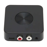 Bluetooth 5.0 Transmitter Receiver Stereo Sound 2 in 1 Bluetooth Adapter Supports Auto Startup Shutdown for TV PC MP3 Player