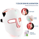 Wireless 7 Colors Face LED Mask Photon Treatment Facal Beauty Mask Skin Rejuvenation Anti Acne Wrinkle Face Skin Care USB Charge