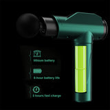 Muscle Massage Gun for Athletes Percussion Massager Body Relaxation Pain Relief Handheld Deep Tissue Massage Gun LCD Display