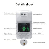 Forehead Thermometer Digital Non Contact Temperature Gun Infrared Wall Mount K3X Instant Accurate Reading For Adult Fever