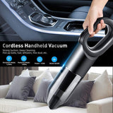 Portable Cordless Handheld Vacuum Cleaner, 2 Speeds, 120W High Power, USB Charging, Wet Dry Car Vacuum Cleaner