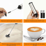 Handheld Electric Milk Frother Whisk Egg Beater  Coffee Blender Household Milk Shaker Mixer Whisk Tools  Kitchen Items