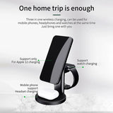 3 In 1 Magnetic Wireless Charger Fast Charging Station Dock Compatible with IPhone 12/12 Pro AirPod 2 Magsafe Case Iwatch Series