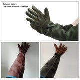 Pet Gloves Cowhide Leather Anti-Grabbing Anti Bite Protective Gloves Cat Dog Training Handling Gloves Dog Training Equipment