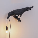 Seletti Bird Wall Lamp Italian Modern Resin White Black Light for Bedroom BedsideLiving Room Decoration Led Light Fixtures