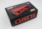 New ESI U22XT Professional USB 2.0 Audio Interface Sound Card 24-Bit/ 96KHz Full Speed 2 in 2 out WDM ASIO 2.0 Core Audio