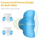 Neck Massage Pillow Neck Shoulder Cervical Chiropractic Traction Device Massage Pillow for Pain Relief Body Neck Massager