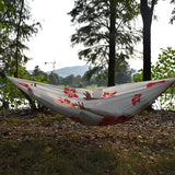 Portable Camping Parachute Hammock Survival Garden Outdoor Furniture Leisure Sleeping Hamaca Travel  Hanging Bed
