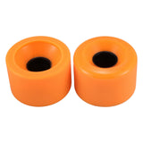 12 Pack Skateboard Wheels Elastic PU Wearable Flexible Durable 65X45 PU Skateboard Wheels Sports Orange