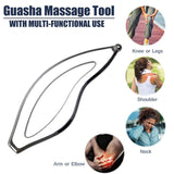 Gua Sha Steel Board Manual Muscles Massager Relaxation Soft Tissue Physical Therapy Reduce Body Pain Scraping Tool