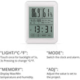 Digital Hygrometer Thermometer, Backlight Touchable Digital Hygrometer Thermometer Temperature Humidity Meter