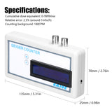 Geiger Counter Nuclear Radiation&amp;Electromagnetic γ β X Rays Detector Radioactive Tester geigerzähler contador geiger radiación