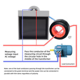 100A  AC 50~300V AC 250-450V Digital Voltage Current Power Electricity Display Frequency Meter 45.0Hz-65.0Hz