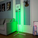 Led Living Room Lamp Nordic Multi Tone Light Floor Lamp Intelligent Remote Control RGB Corner Lamp Suitable for Bedroom