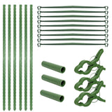 Vegetable Trellis With Clip Flowers Garden Indoor Potted Plants Stakes Vertical Climbing Plastic Tomato Cage Outdoor Balcony