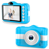 Child Mini Camera Cute Cartoon Camera Toys For Gift 3.5 inch Photo Video Digital Camera 12MP 1080P For Childern Birthday Gifts