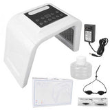 6 Color LED Face Skin Care Light Machine With Spray Foldable Phototherapy Device for Beauty Salon SPA 100V‑240V