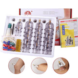 32PCS Cups Chinese Medical Health Care Body Acupoint Vacuum Cupping Set Home Suction Pump Cupping Massage with Magnetic Therapy