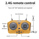 RC Excavator 1/20 2.4GHz 11CH RC Construction Truck Engineering Vehicles Educational Toys for Kids with Light Music