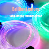 Adjustable Glowing Skip Rope Night Luminous Jump Ropes Exercise LED Light Up Skipping Rope Fitness Home Exercise Slim Body