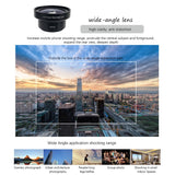 12-In-1 Phone Lens Set,Anti-Distortion,Wide-Angle,Macro,CPL Polarization,Light Reduction,Gradient Filter,For SLR Cameras