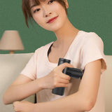 Mini Massage Gun Electric Massager Deep Tissue Percussion Muscle Massager Electric Pain Trainer Therapy for Body Relaxation