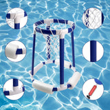 Floating Basketball Hoop for Pool Outdoor Water Competitive Water Basketball Game Set for KidsFun Floating Pool Toys with 2
