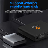 X8 4K 1080p Digital Media Player Mini TV Box Advertsing Machine TF Card U Disk Playback H.265/HEVC Loop Auto Play Set TV Box