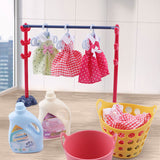 Pretend Play Toy Mini Music Washing Machines Child Cleaning Up Toy Cleaner Housework Toys Life Skill Training Toy Drum Wash Toys