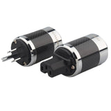 HiFi Audio AC Power Plug Furutech FI50 Rhodium Plated IEC Connector US &amp; EU Version