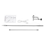 Long Arm USB Rechargeable Dimmable Light AC100-240V Screw Fixed Adjustable LED Eye Protection Study Office Reading Desk Light