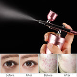Beautygogo Mini Air Compressor Kit Air-Brush Paint Spray Gun Airbrush For Nail Art Tattoo Craft Cake Nano Fog Mist Sprayer