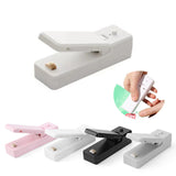 Mini Handheld Heat Sealer Food Snack Plastic Storage Bag Portable Sealer USB Charging Packing Bag Heat Sealing Vacuum Machine