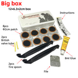Brand New Bike Bicycle Flat Tire Repair Kit Tool Set Kit Patch Rubber Portable Fetal Best Quality cycling Free Shipping