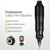 Tattoo Kit Professional Rotary Tattoo Machine Pen Kit with Cartridges Needles Permanent Makeup Tattoo Machine Set for Body Art