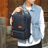 3pcs Backpack Set Women Men Laptop Backpack Shoulder Bag Small Pocket for Travel School Business Work College Fits Up to 14.5in