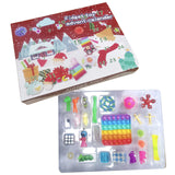 New Christmas Gift Box Pop Its Fidget Toys Antistress  popet Push Down Games Figet Toy  Large Simpl  For Kids Gifts Surprise Box