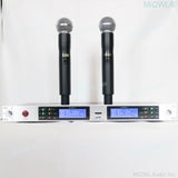 Professional Metal SM58 Handheld UHF Wireless Microphone System Stage Outdoor Performance Karaoke Mic Microfone Sets