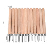 12 pieces of wood carving knife, woodworking carving pen, hand carving knife, woodworking carving knife, woodworking tools